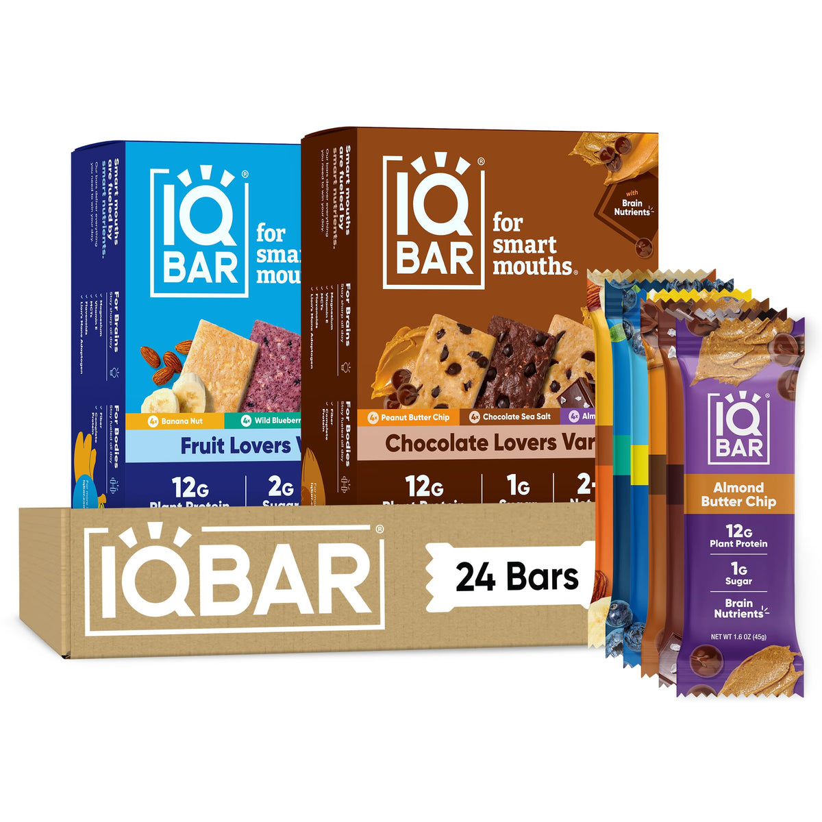 Plant Protein Bars Low-Carb High-Fiber Snack