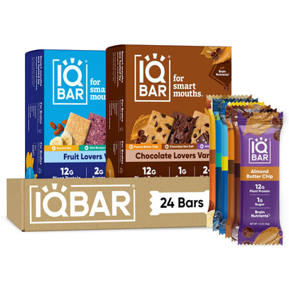 Plant Protein Bars Low-Carb High-Fiber Snack
