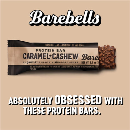 Caramel Cashew Protein Bars 20g Protein 24-Pack