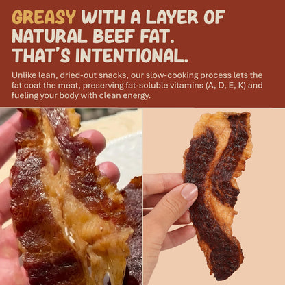 Beef Brisket Slabs Grass-Fed High-Protein Snack
