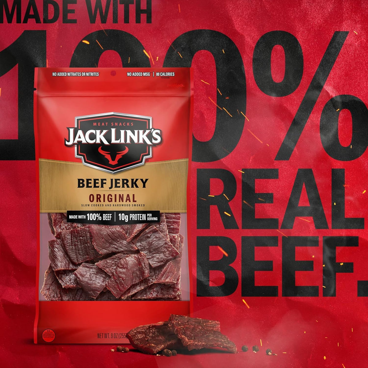 Teriyaki Beef Jerky High-Protein Gluten-Free Snack