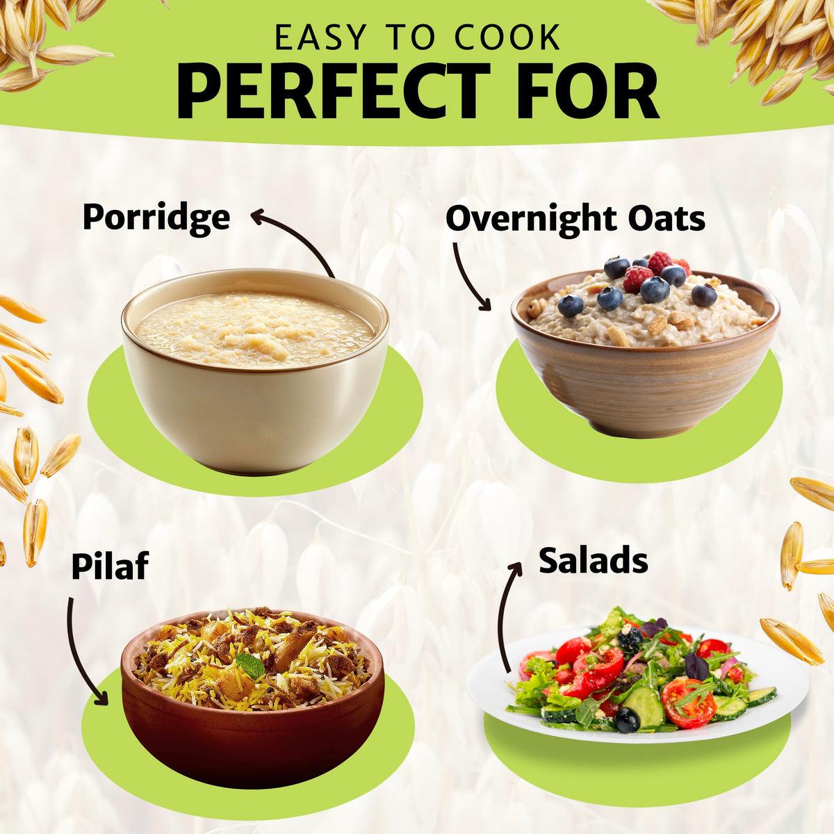 Organic Oat Groats High-Protein Whole Grain Oats