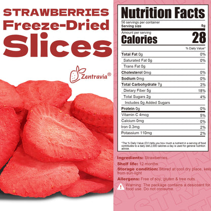 Freeze-Dried Strawberries Crispy Fruit Snack