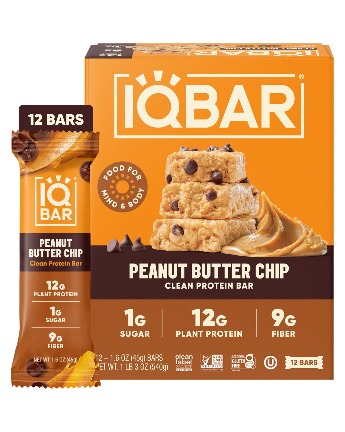 Plant Protein Bars Low-Carb High-Fiber Snack