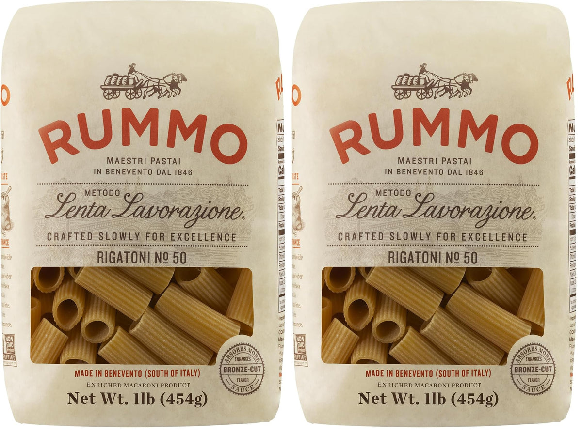 Rigatoni Italian Pasta Slow-Crafted in Italy
