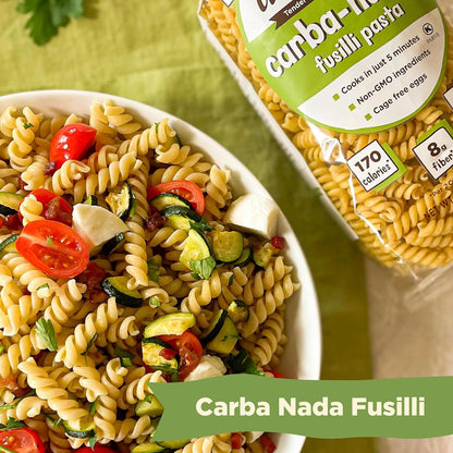 Low-Carb Fusilli Pasta, 12 Oz, Pack of 6