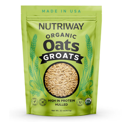 Organic Oat Groats High-Protein Whole Grain Oats