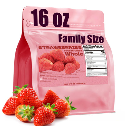Freeze-Dried Strawberries Crispy Fruit Snack