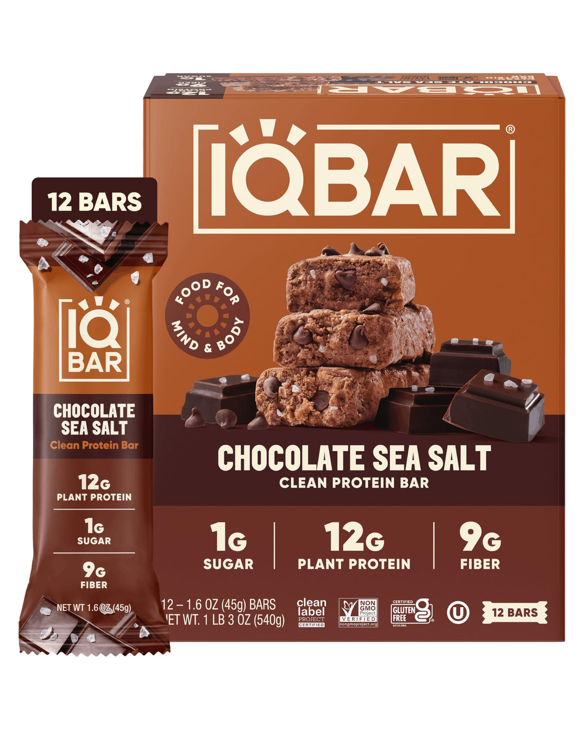 Plant Protein Bars Low-Carb High-Fiber Snack