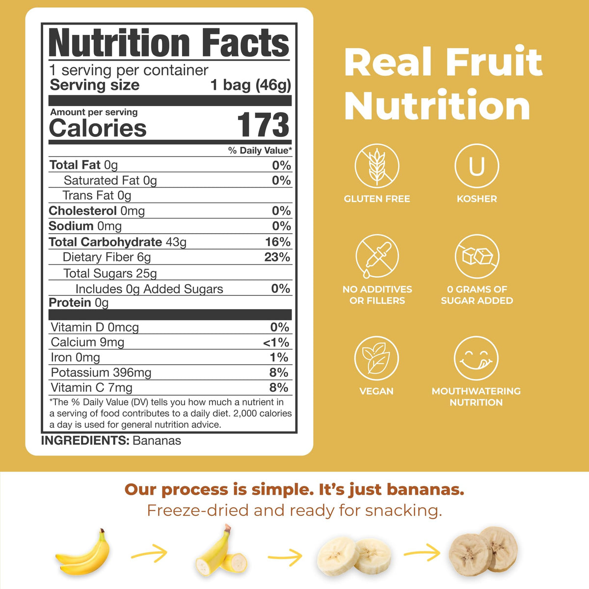 Freeze-Dried Fruit Vegan Snack