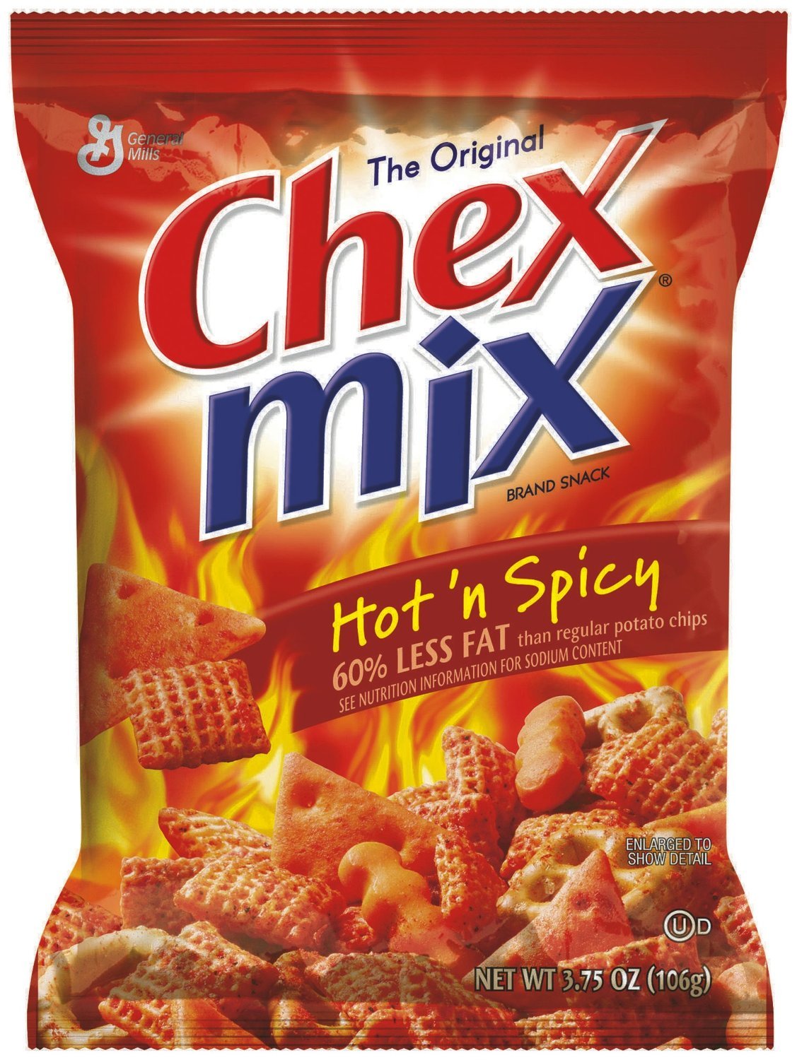 Hot and Spicy Snack Mix 32 Single-Serve Bags