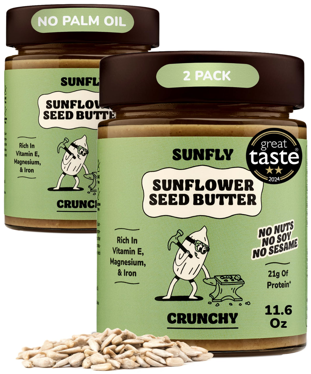 Sunflower Seed Butter Nut-Free High-Protein Spread