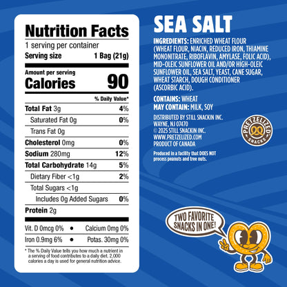 Pretzel Snack Packs Classic Sea Salt 24-Pack