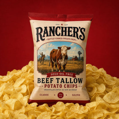 Beef Tallow Potato Chips Classic Crunch