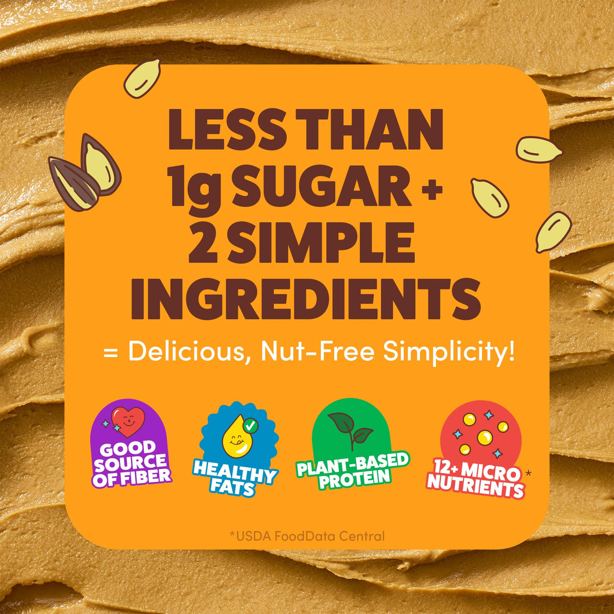 Sunflower Seed Butter Creamy Nut-Free Spread