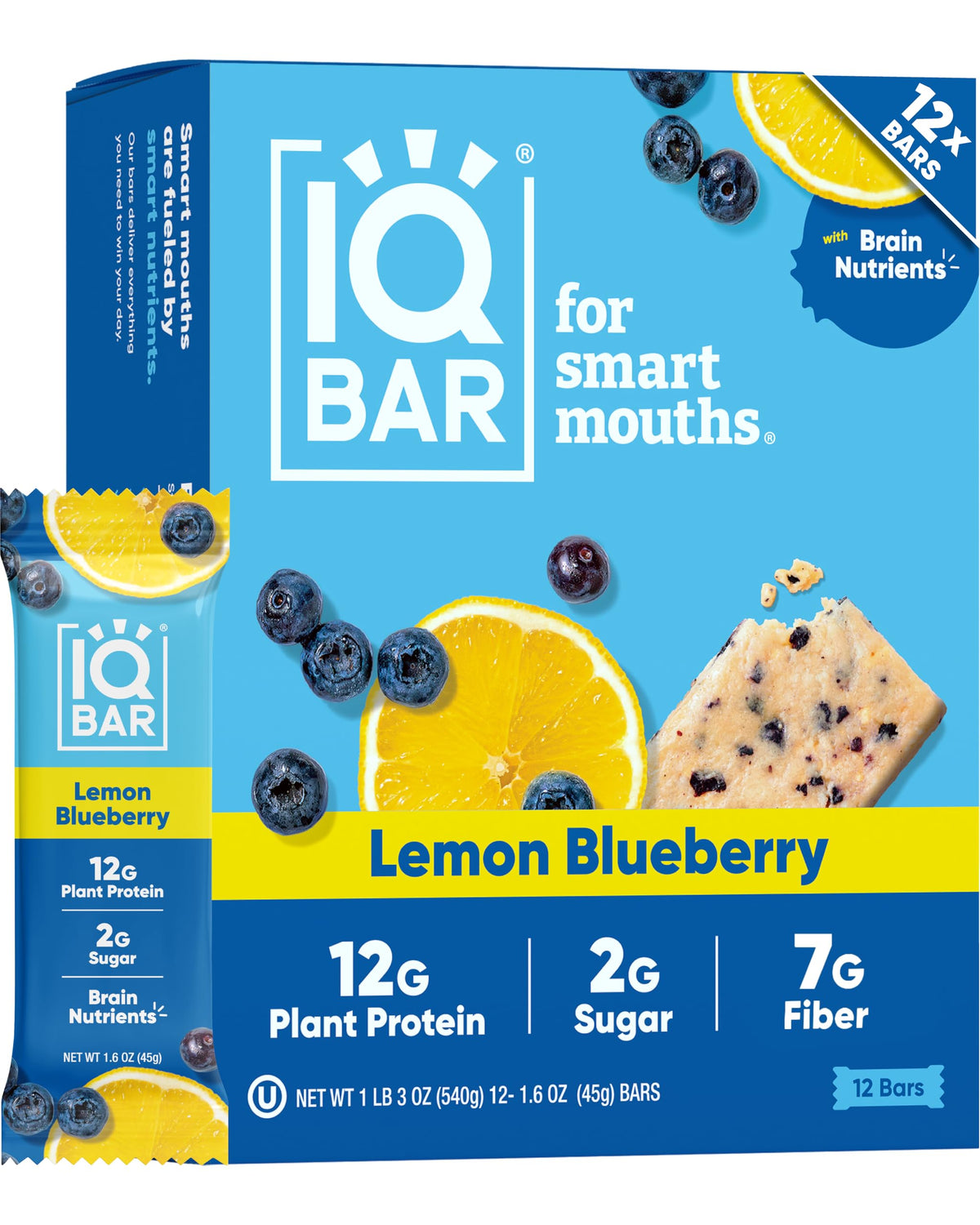 Plant Protein Bars Low-Carb High-Fiber Snack