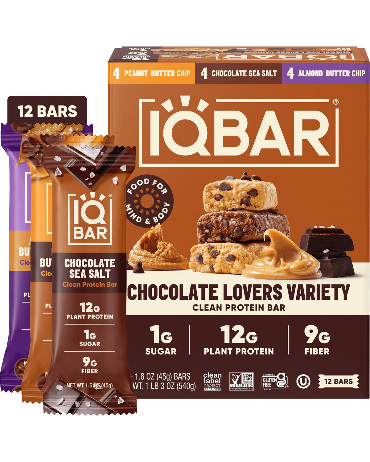 Plant Protein Bars Low-Carb High-Fiber Snack