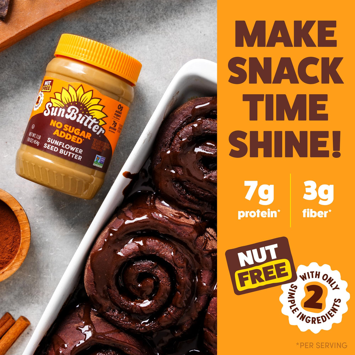 Sunflower Seed Butter Creamy Nut-Free Spread