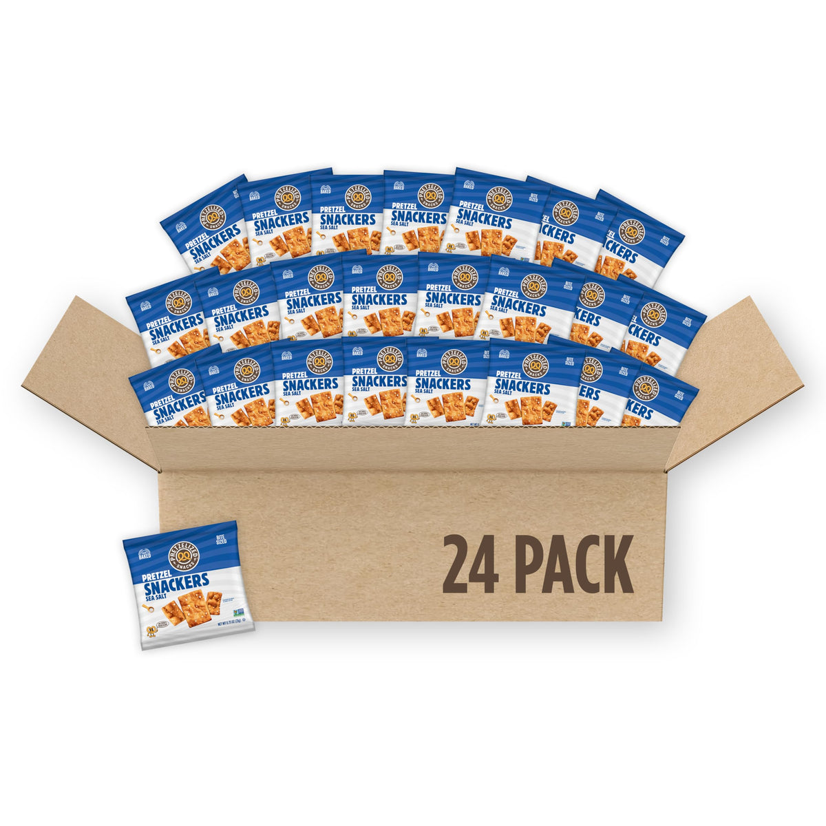 Pretzel Snack Packs Classic Sea Salt 24-Pack