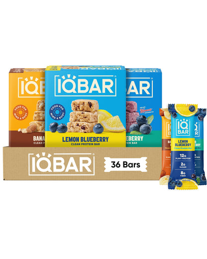 Plant Protein Bars Low-Carb High-Fiber Snack