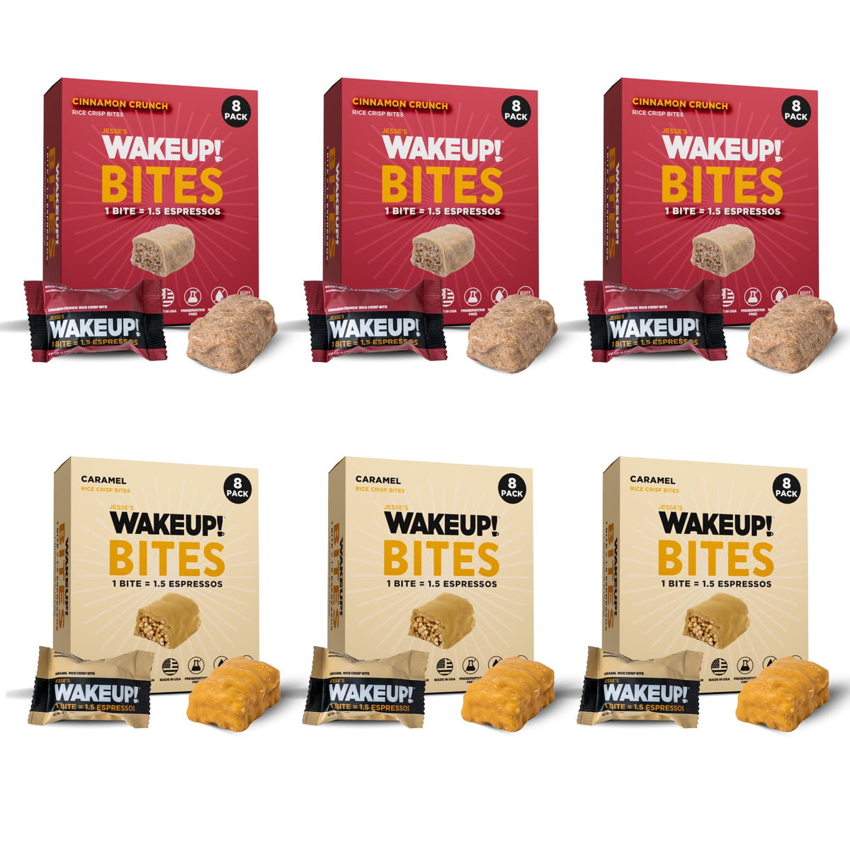 Caffeinated Energy Bars and Bites