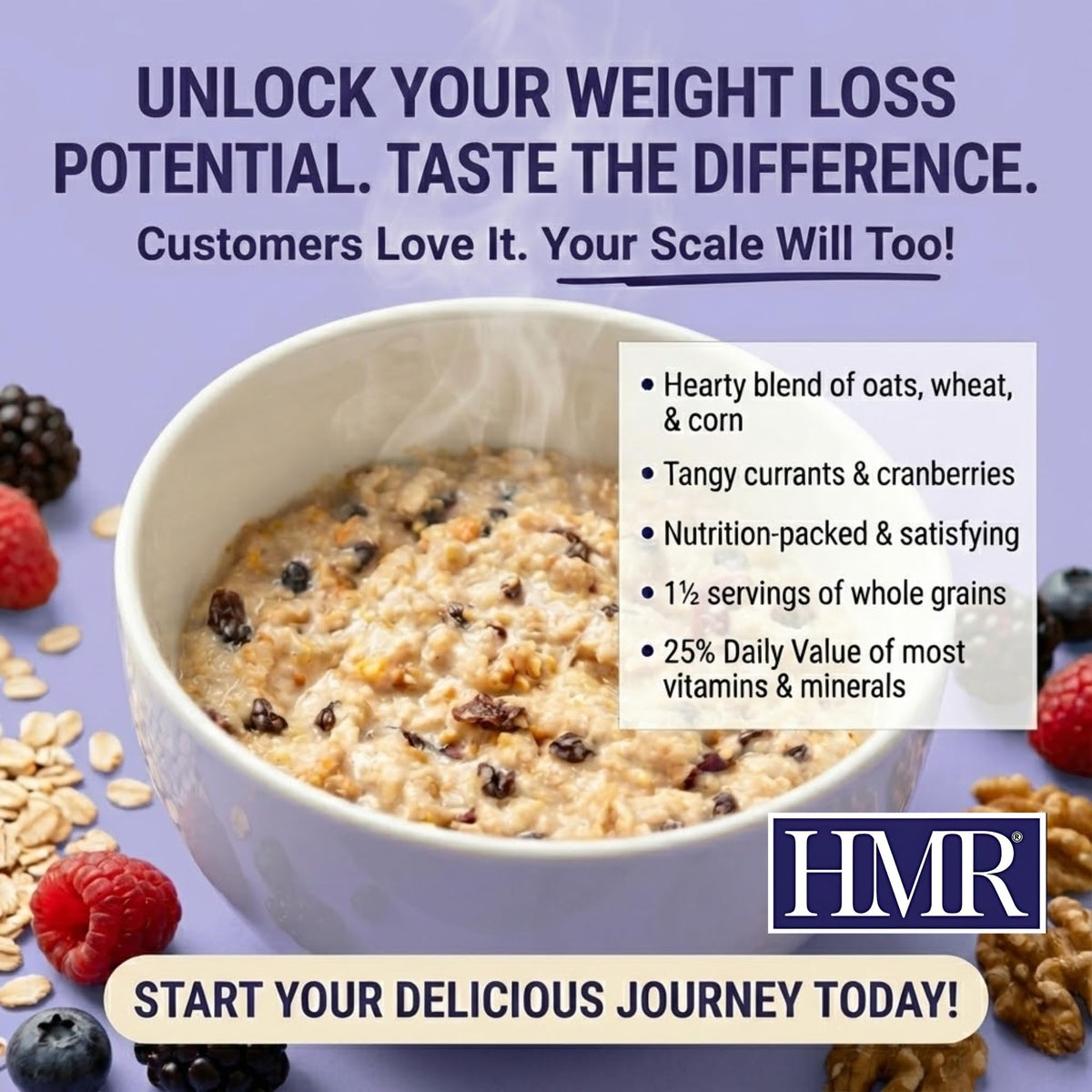 Multigrain Hot Cereal 10g Protein 18-Pack