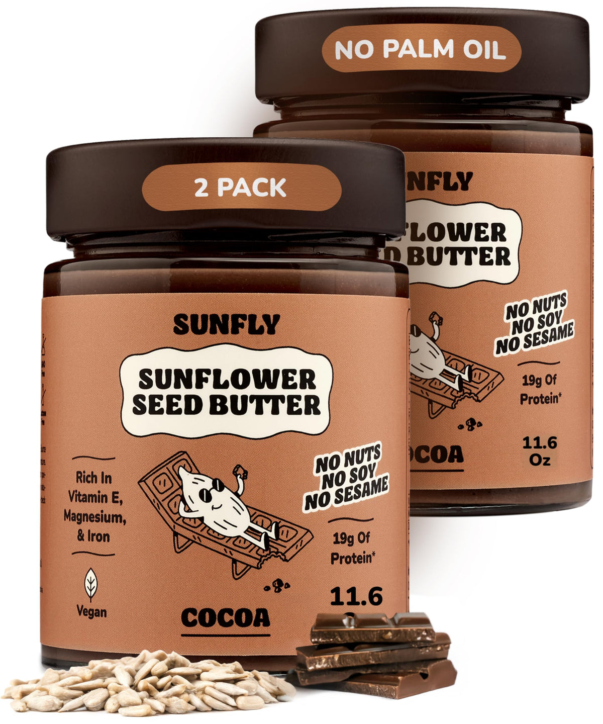 Sunflower Seed Butter Nut-Free High-Protein Spread