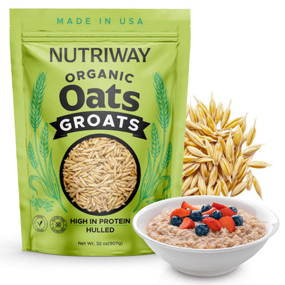 Organic Oat Groats High-Protein Whole Grain Oats