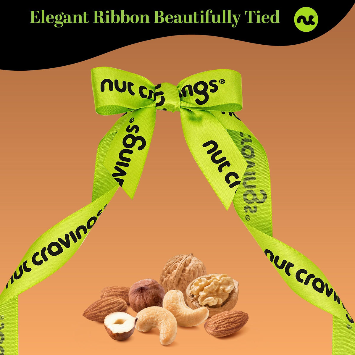 Mixed Nuts Gift Basket in Reusable Wooden Box