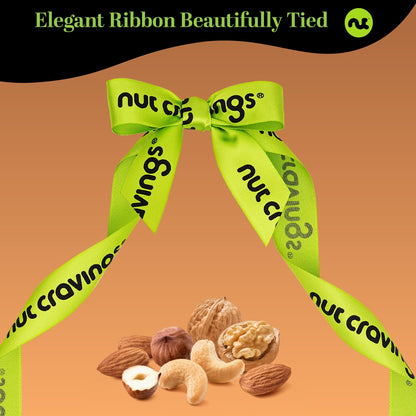 Mixed Nuts Gift Basket in Reusable Wooden Box