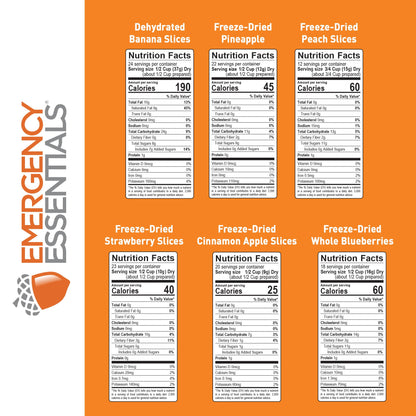 Freeze-Dried Fruit Variety Kit 119 Servings