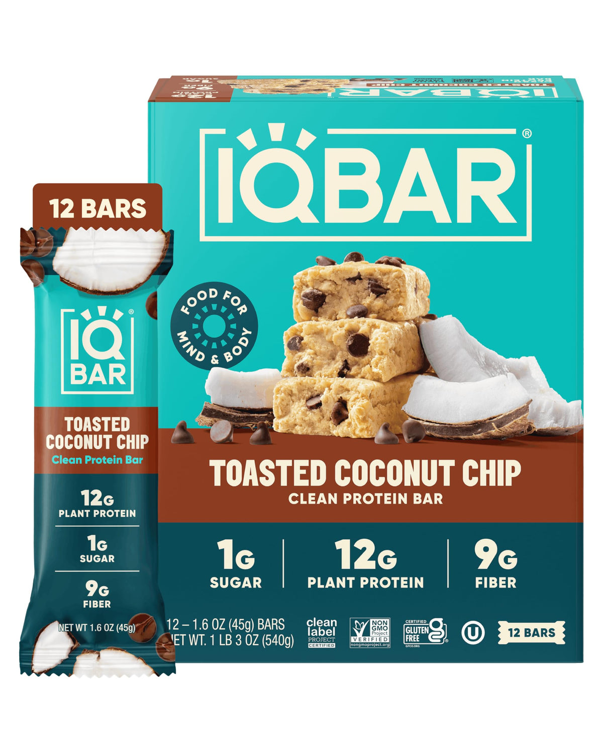 Plant Protein Bars Low-Carb High-Fiber Snack