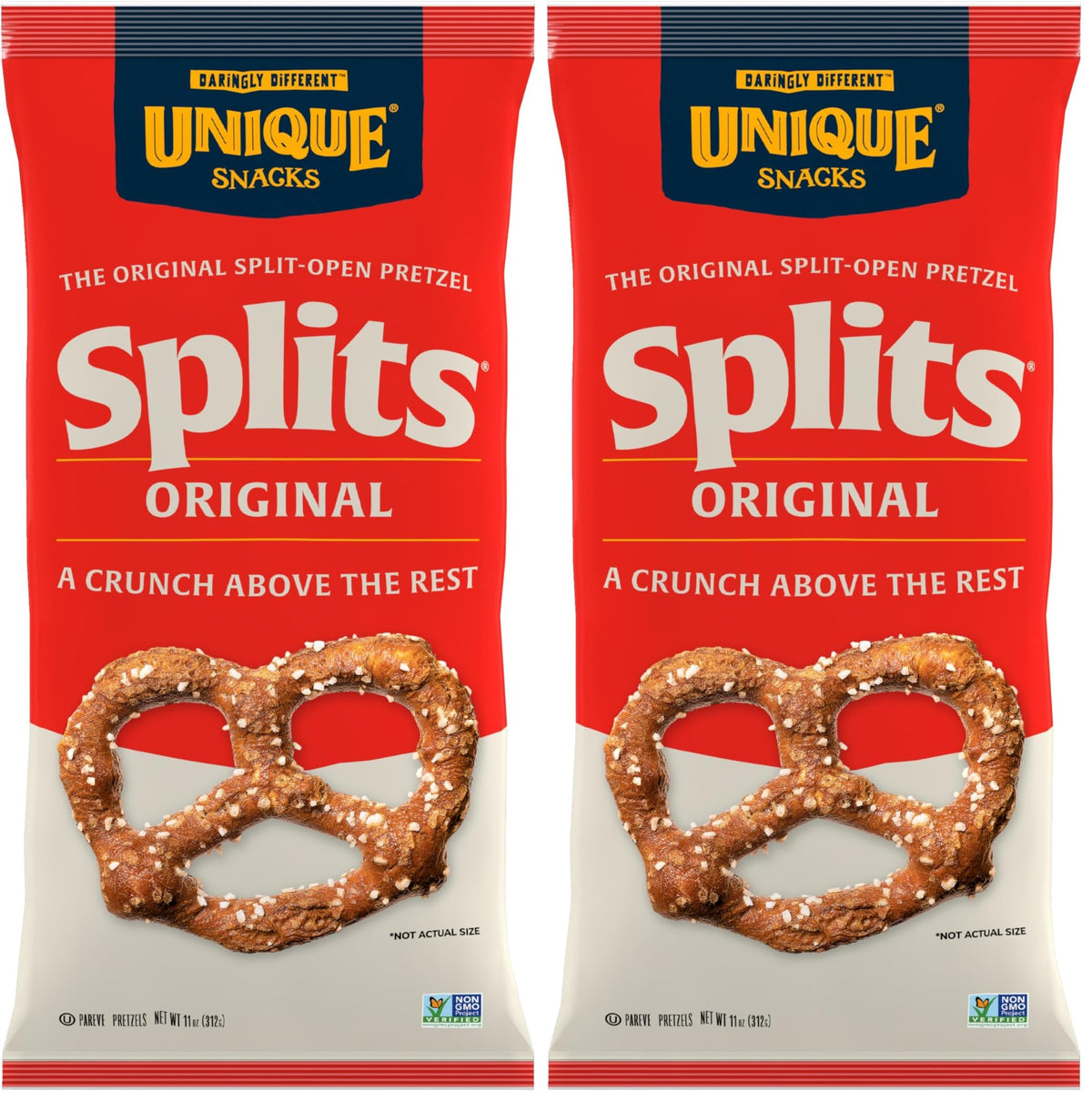 Homestyle Split Pretzels Non-GMO Classic Baked Snack