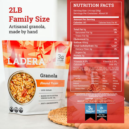 Vanilla Almond Butter Granola Grain-Free Keto