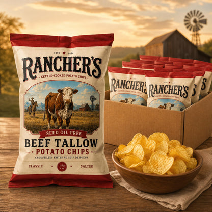 Beef Tallow Potato Chips Classic Crunch