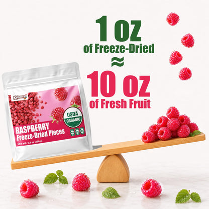 Freeze-Dried Raspberries Crispy Fruit Snack