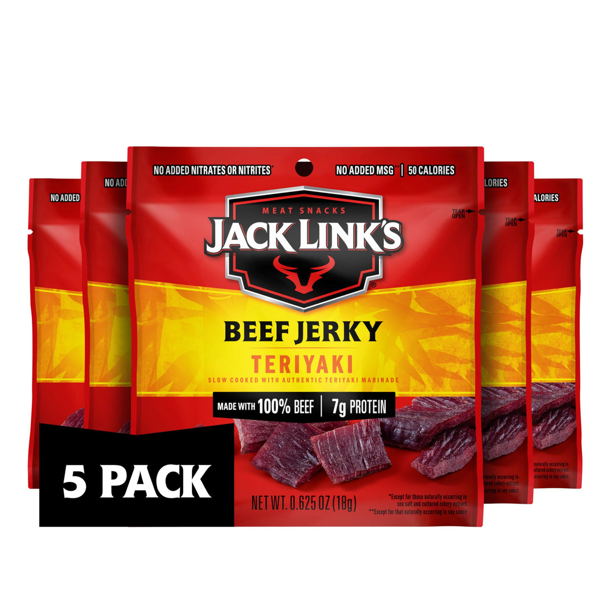 Teriyaki Beef Jerky Savory High-Protein Snack