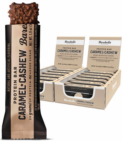 Caramel Cashew Protein Bars 20g Protein 24-Pack