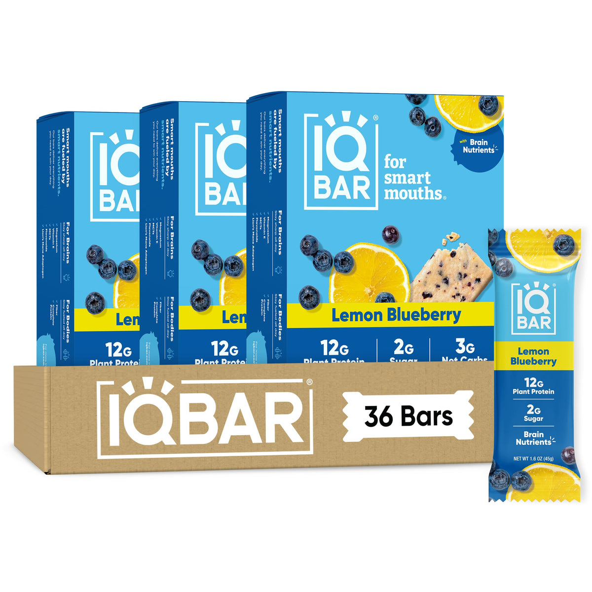 Plant Protein Bars Low-Carb High-Fiber Snack