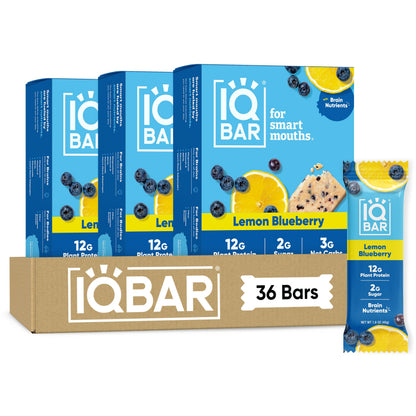 Plant Protein Bars Low-Carb High-Fiber Snack