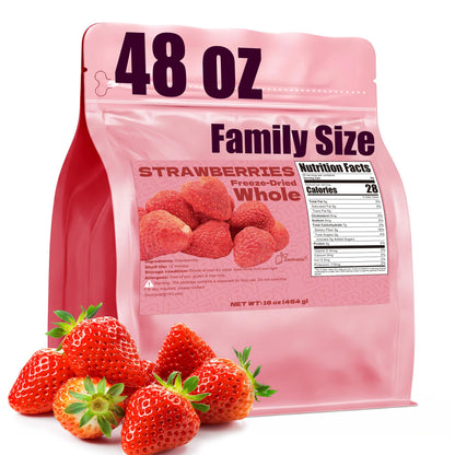 Freeze-Dried Strawberries Crispy Fruit Snack