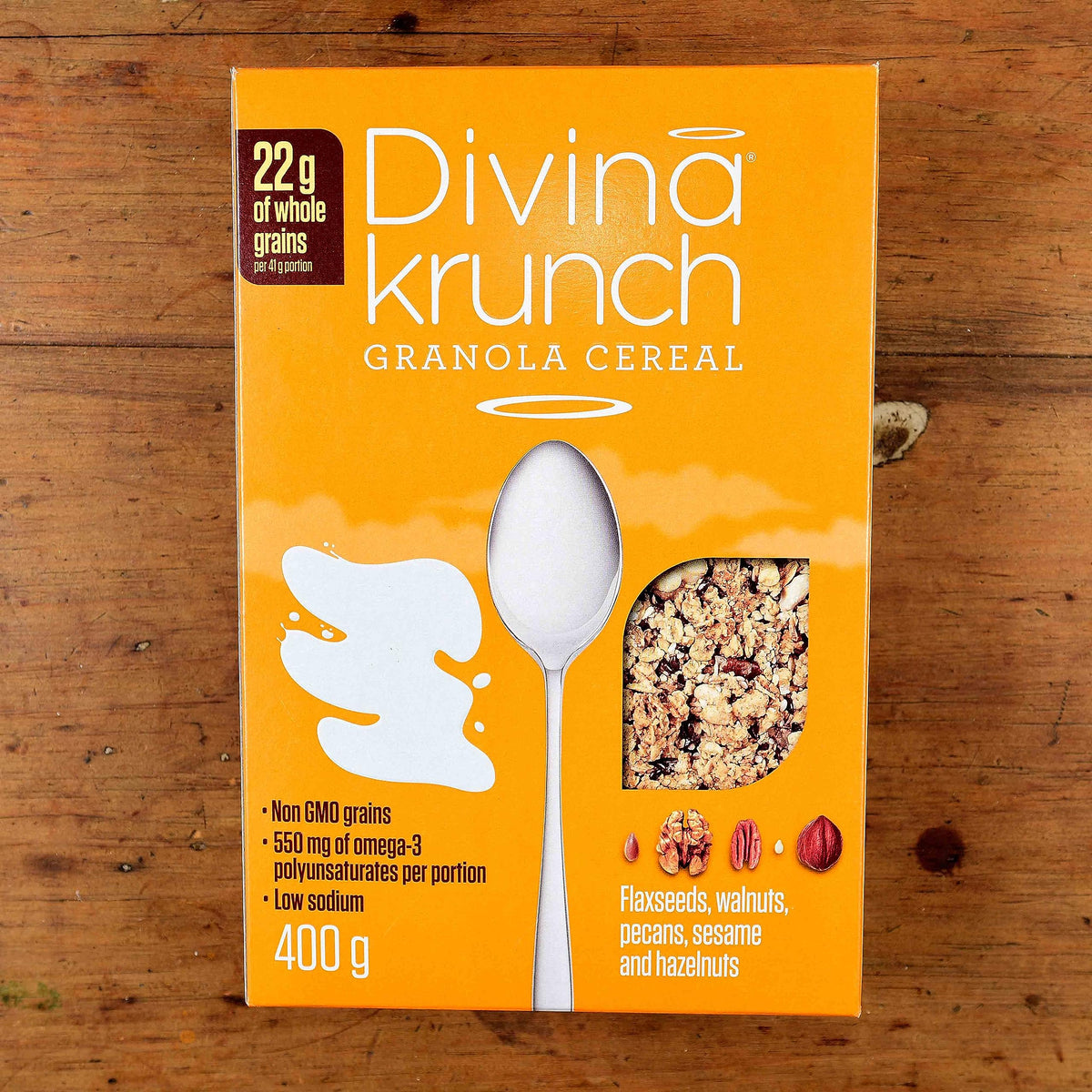 Flaxseed Nut Granola with Walnuts and Hazelnuts