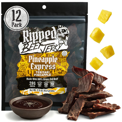 Beef Jerky Grass-Fed 20g Protein Made in USA