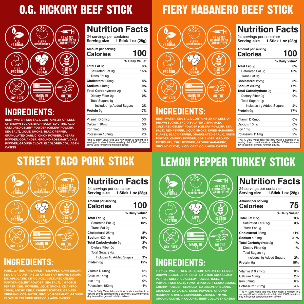 Beef Jerky High Protein Gluten-Free Snack