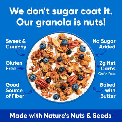 Blueberry Nut Granola Low-Carb Crunchy Blend