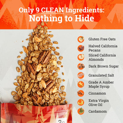 Vanilla Almond Butter Granola Grain-Free Keto