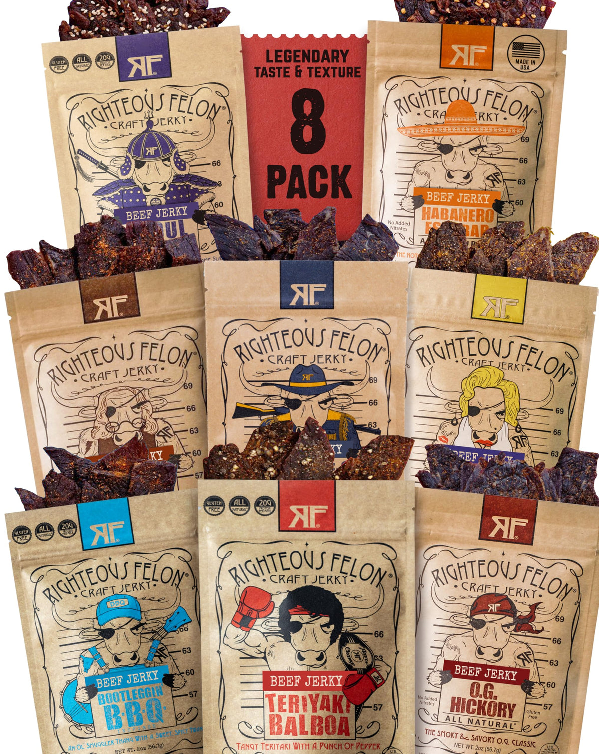 Beef Jerky High Protein Gluten-Free Snack