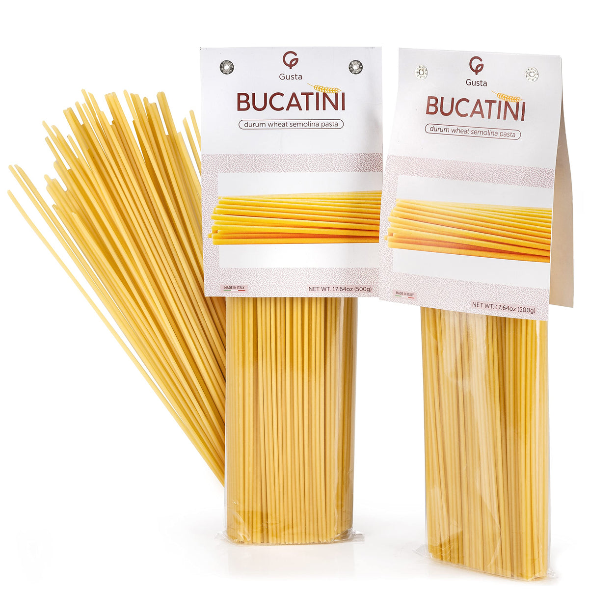 Bucatini Italian Pasta 24-Hour Slow-Dried in Italy