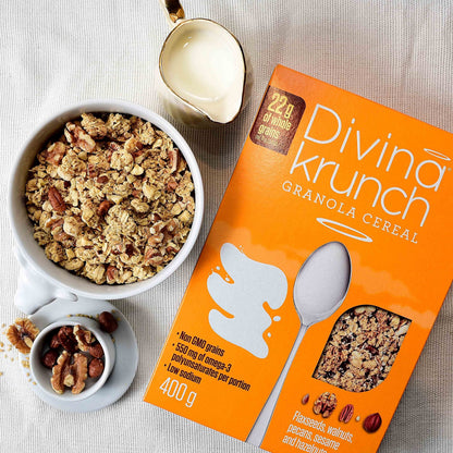 Flaxseed Nut Granola with Walnuts and Hazelnuts